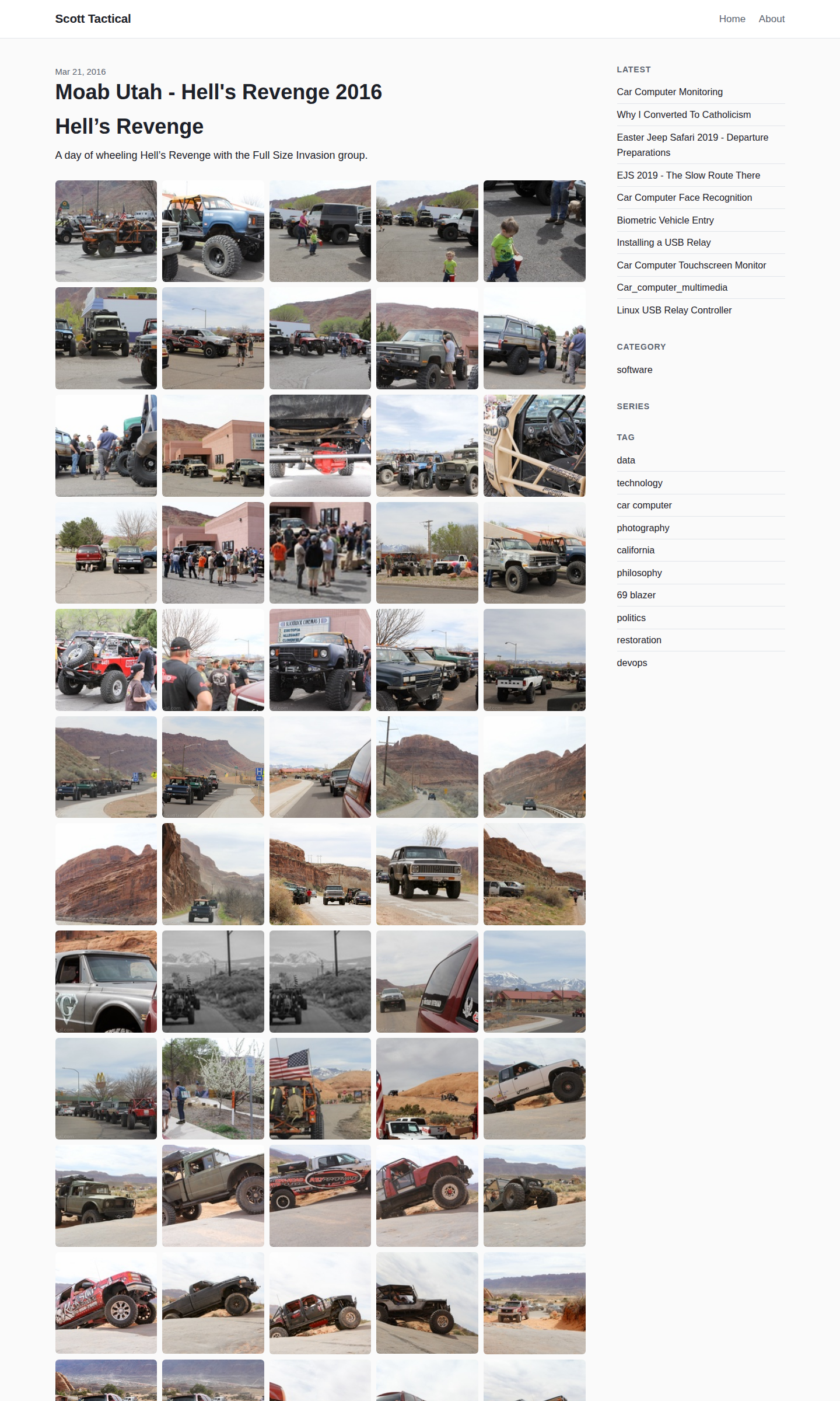 Gallery page, new thumb grid